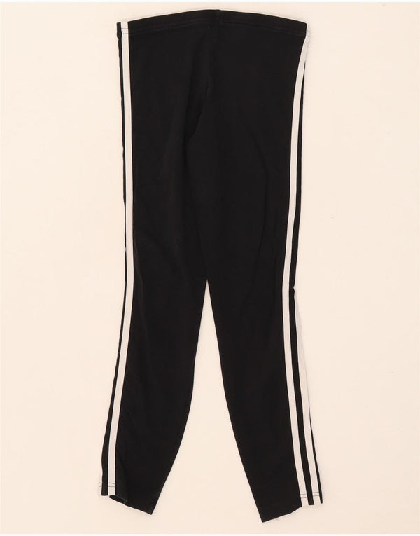 Legginsy Adidas Dziewczęce 9-10 Lat Czarne Bawełniane