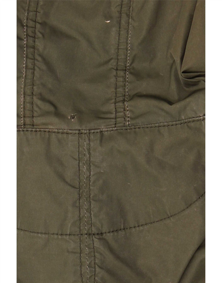 Damska kurtka parka z kapturem KHUJO UK 20 2XL Khaki Poliester