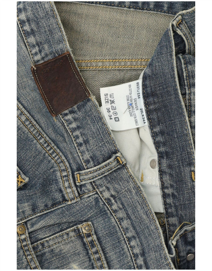 Damskie jeansy Lee Denver Bootcut W36 L31, niebieskie, bawełniane