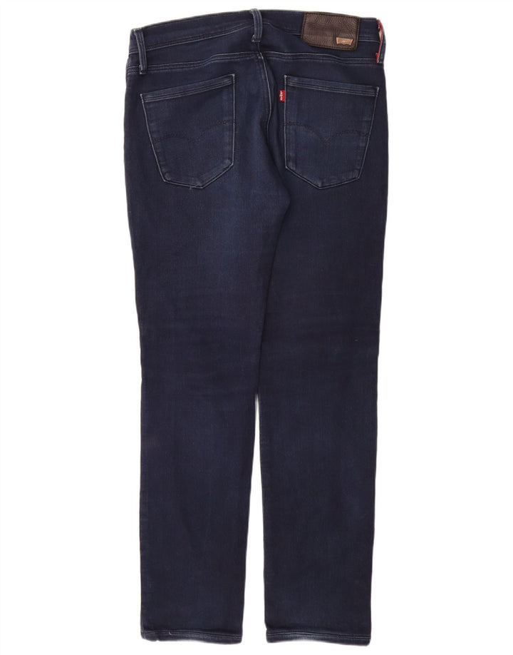 Męskie jeansy Levi's Slim W32 L31 Granatowa bawełna
