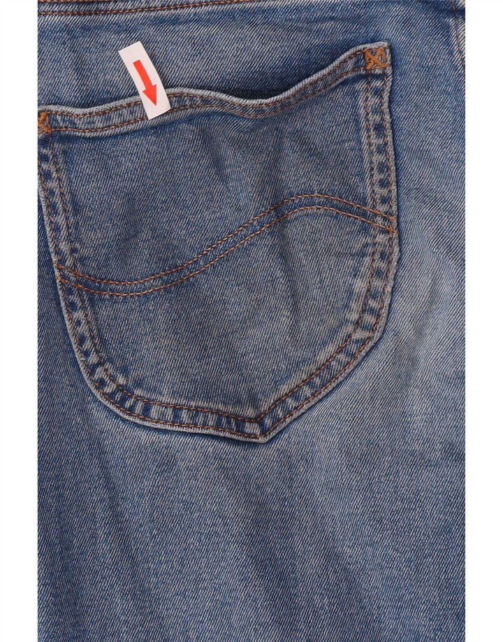 Damskie jeansy Lee Crop Wide Leg W29 L26 Niebieskie bawełniane
