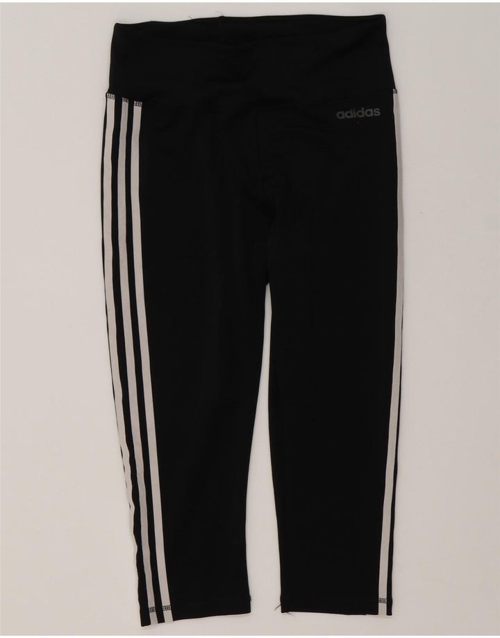 Damskie legginsy Adidas Climalite Capri UK 12/14 Średni czarny poliester