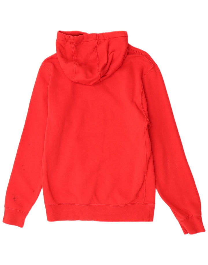 Męski sweter z kapturem Nike, mały, czerwony, bawełniany