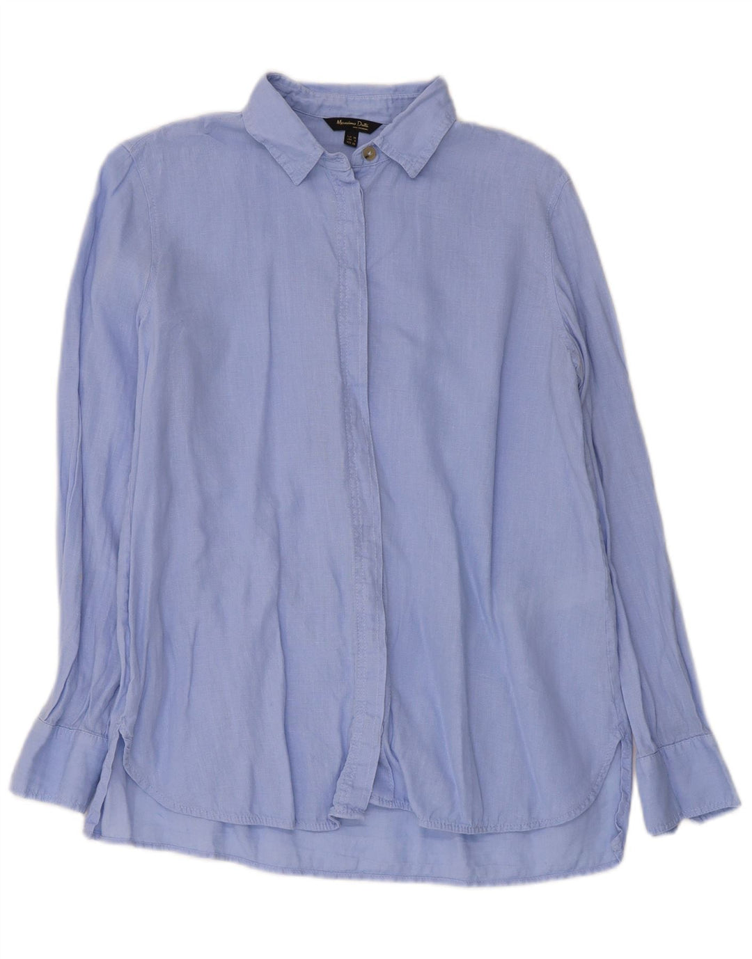 Koszula damska Massimo Dutti EU 38, mała, niebieska lniana