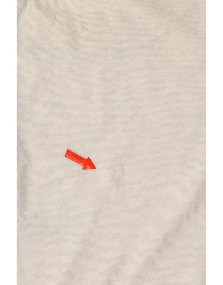 T-shirt męski Kappa Top 2XL Szara bawełna w plamki