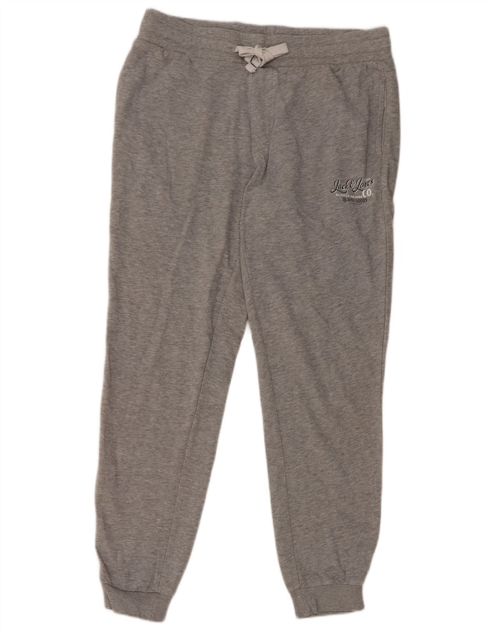 Męskie spodnie dresowe Jack & Jones, duże, szare