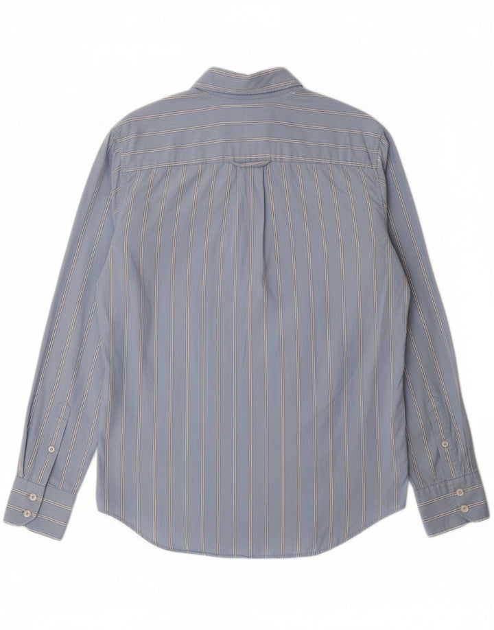 MOSSIMO Mens Shirt Medium Blue Striped Cotton
