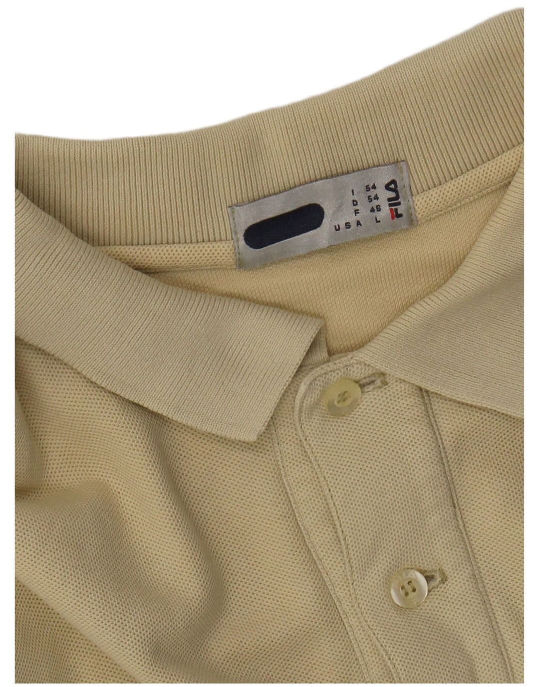 Męska koszulka polo FILA IT 54 XL, beżowa