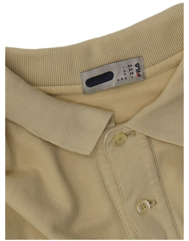 Męska koszulka polo FILA IT 54 XL, beżowa