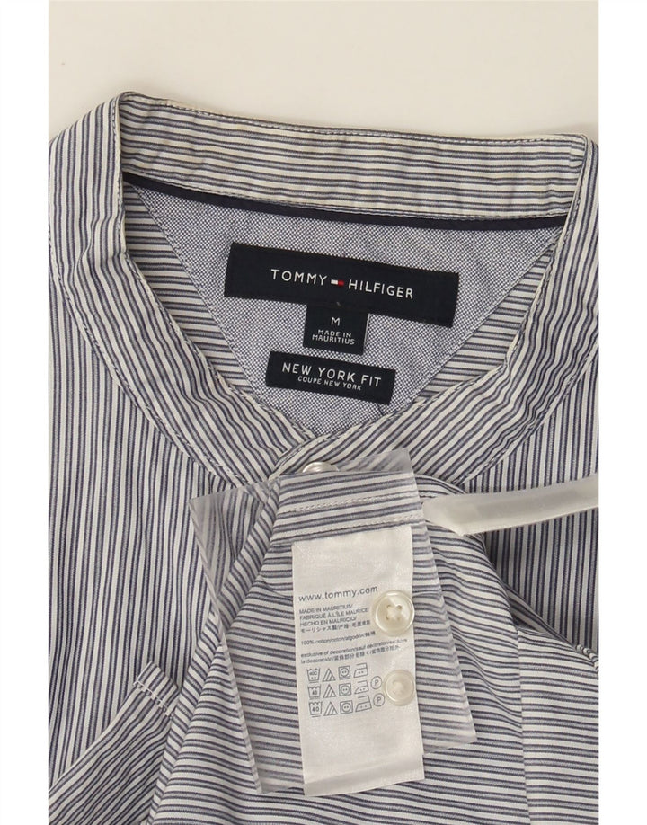 Koszula męska Tommy Hilfiger Średnioszara, bawełniana w prążki