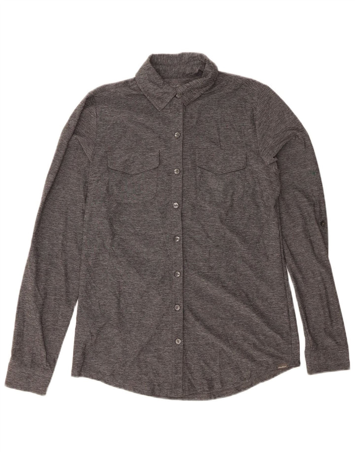 Koszula damska EDDIE BAUER UK 6 XS Szary, nakrapiany poliester