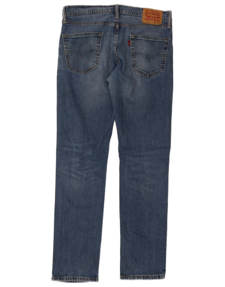 Męskie jeansy LEVI'S 511 Slim W34 L32 Niebieska bawełna