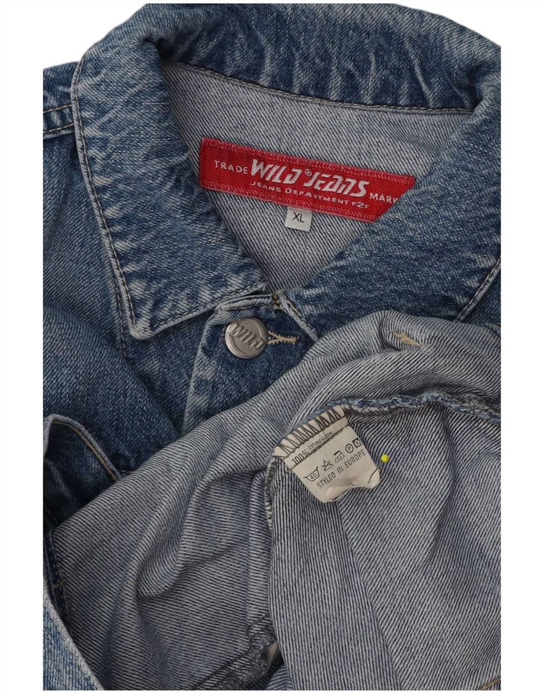 Damska kurtka dżinsowa Wild Jeans UK 18 XL, niebieska, bawełniana