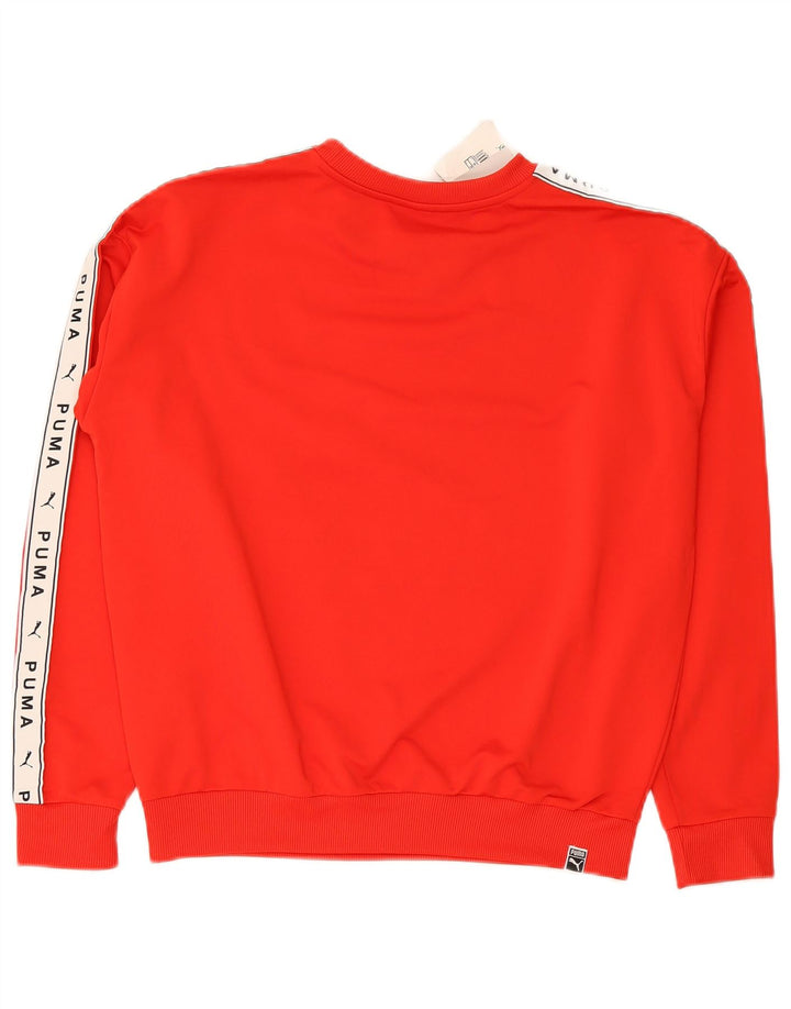 Damska bluza Puma Graphic Jumper UK 12 w kolorze średniej czerwieni