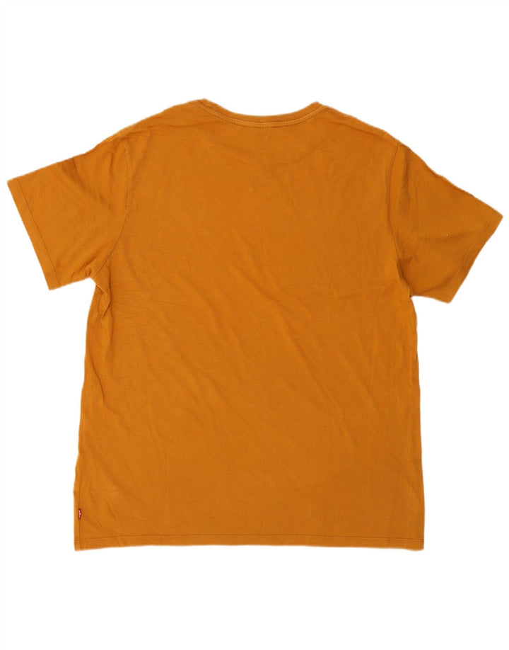 Męski standardowy T-shirt Levi's z grafiką, duży, pomarańczowy
