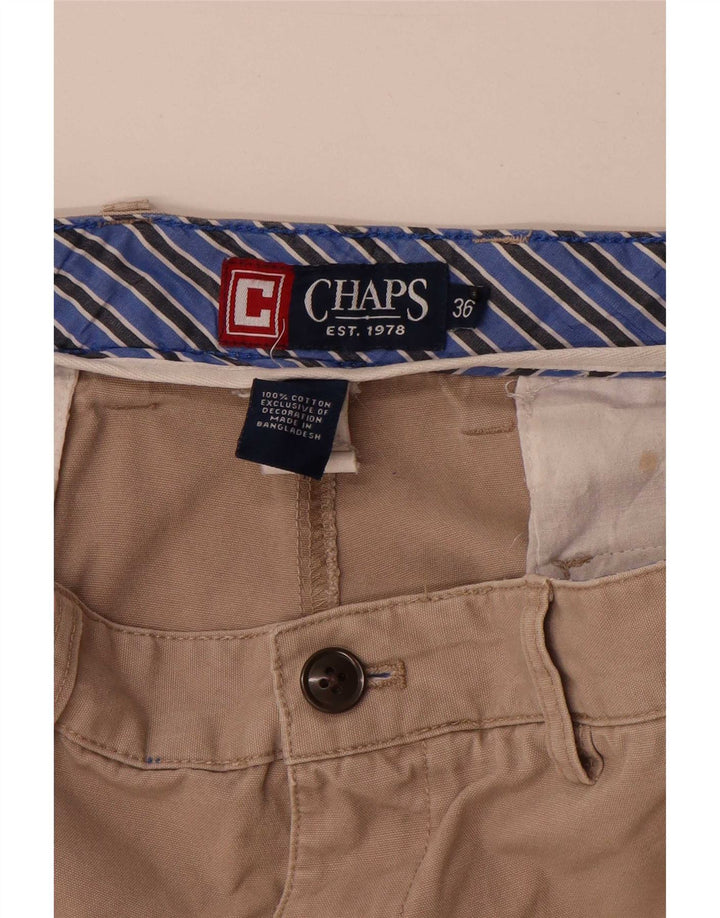 Męskie spodenki cargo Chaps W36, duże, beżowe, bawełniane