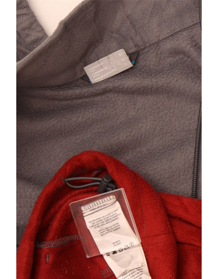 Męska kurtka polarowa COLUMBIA UK 40, duża, czerwona, poliestrowa