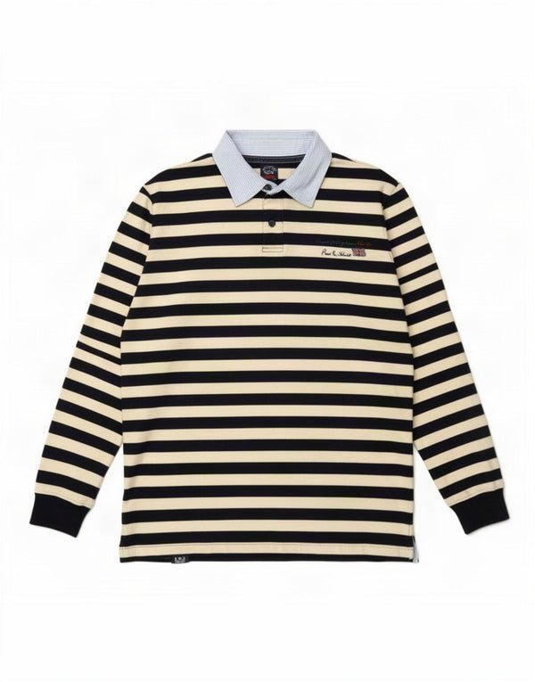 Męska koszulka polo do rugby Paul & Shark Yachting XL w granatowe paski