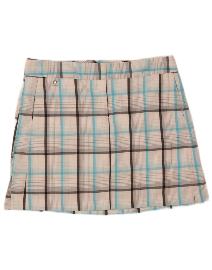 IZOD Womens Skort US 12 Large  Blue Check Polyester