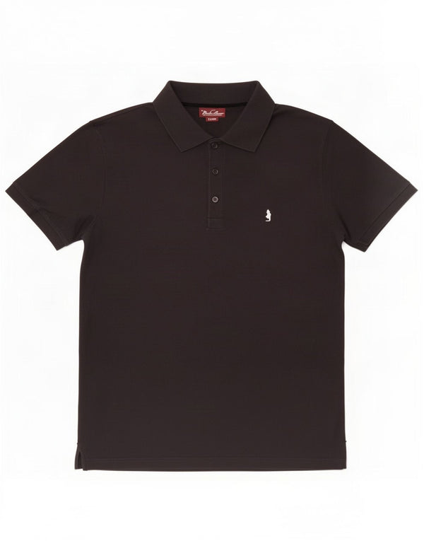 Męska koszulka polo Marlboro Classics XL, czarna, bawełniana