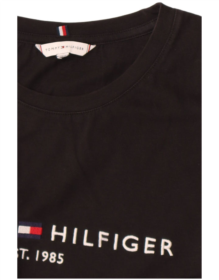 Męska koszulka z grafiką Tommy Hilfiger Top XL w kolorze czarnym