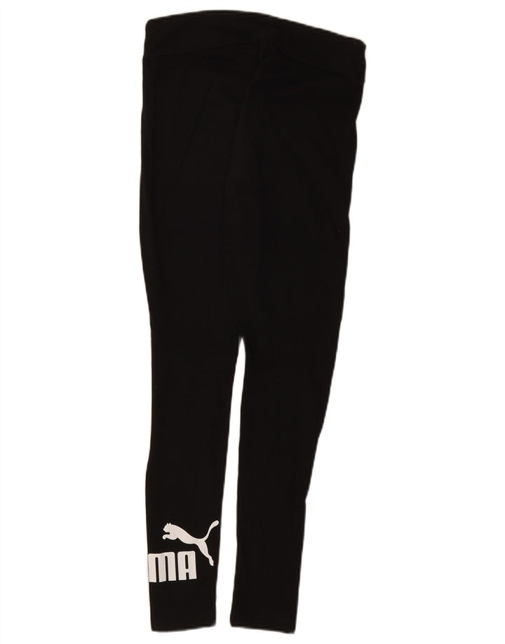 Damskie legginsy Puma Graphic UK 8 Small, czarne, bawełniane