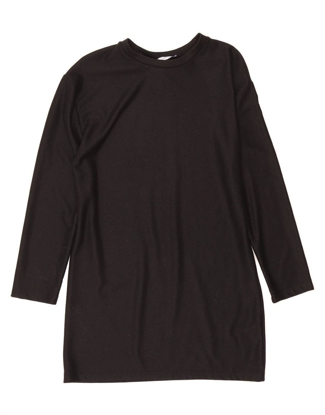 ZARA Womens Jumper Dress UK 12 Medium Black Polyester Vintage Zara and Second-Hand Zara from Messina Hembry 
