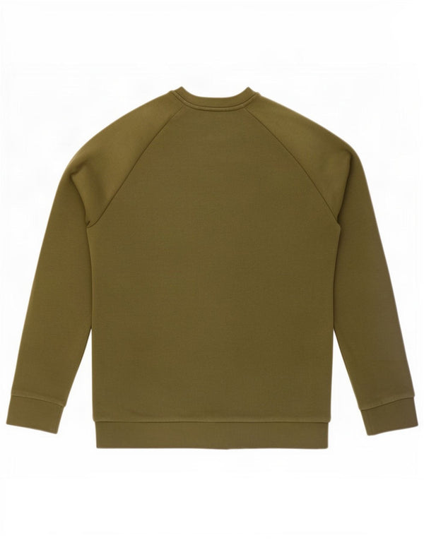 Adidas Męska bluza sweterkowa, średnia khaki, bawełniana