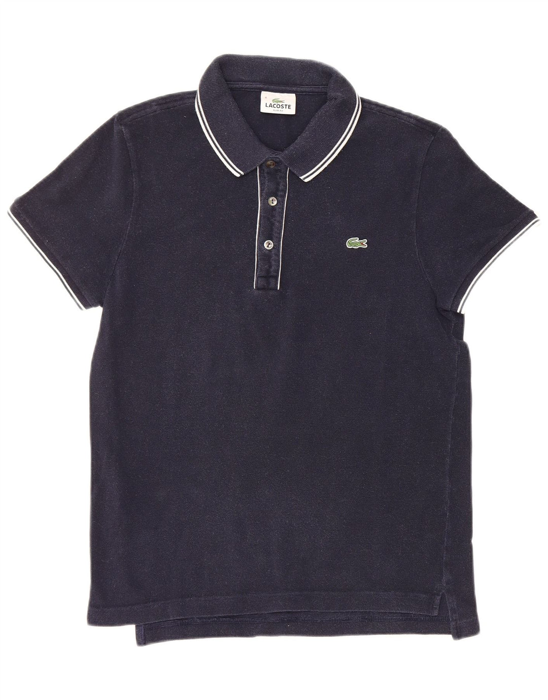 Męska koszulka polo Lacoste Slim Fit, rozmiar 4, średnia, granatowa, bawełniana
