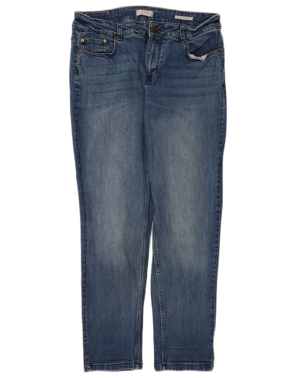 Dżinsy damskie Joules Girlfriend Straight UK 12 Medium W30 L28 Niebieska bawełna