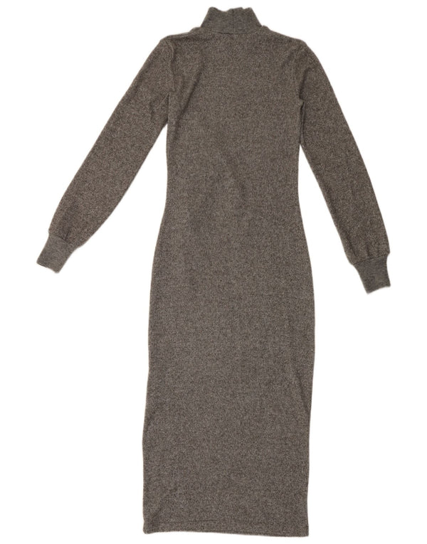 Damska sukienka maxi z długim rękawem Zara UK 8 Small Grey