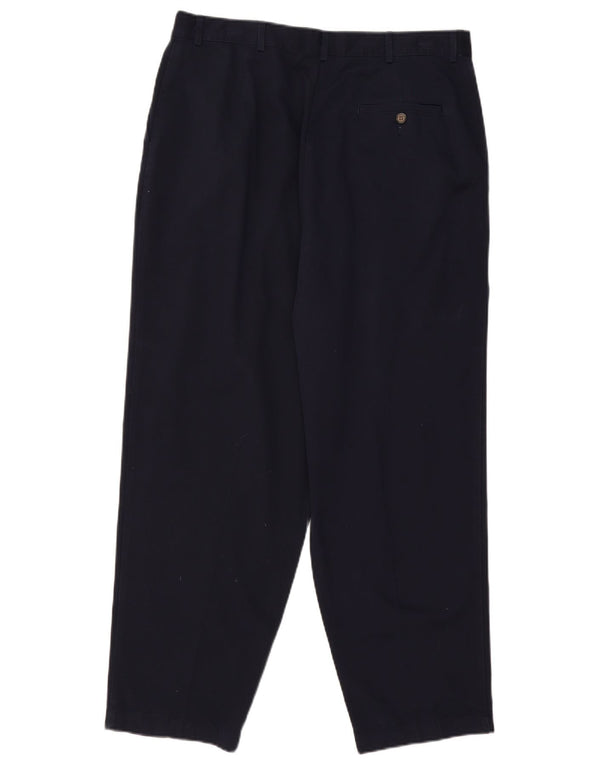 Spodnie Chino damskie L.L.Bean z wysokim stanem US 18 2XL W36 L29 Granatowe