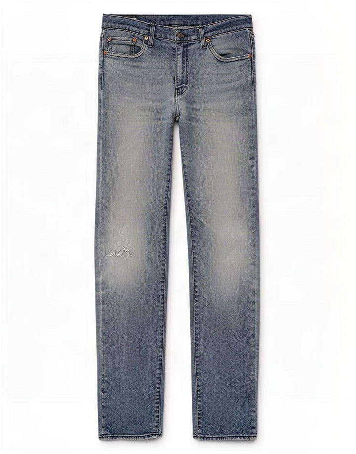 Męskie jeansy Levi's 511 w trudnej sytuacji W34 L36 Niebieska bawełna