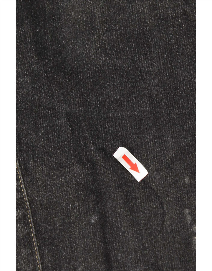 Armani Męskie Zathan Straight Jeans W33 L28 Szara bawełna
