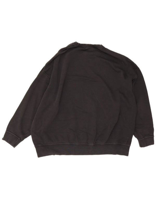 Męska bluza dresowa Nike o luźnym kroju, mała, czarna, bawełniana