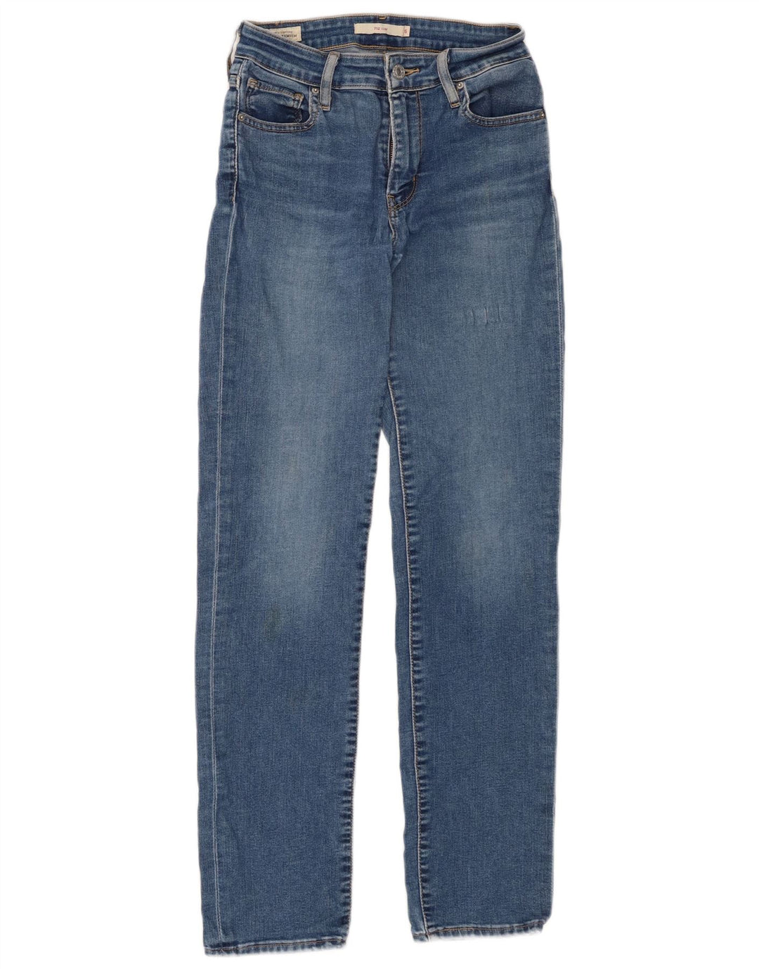 Damskie jeansy Levi's 712 Slim W26 L30 Niebieska bawełna