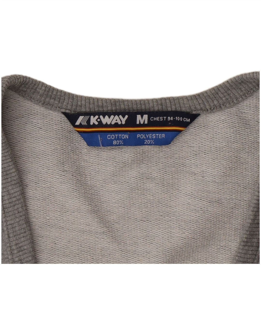Chłopięca bluza dresowa bez rękawów K-Way 12-13 lat, średnia szara bawełna