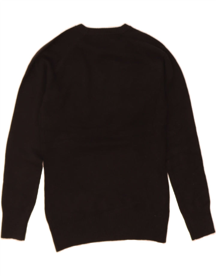FRENCH CONNECTION Womens Crew Neck Jumper Sweater UK 10 Small Black Vintage French Connection and Second-Hand French Connection from Messina Hembry 