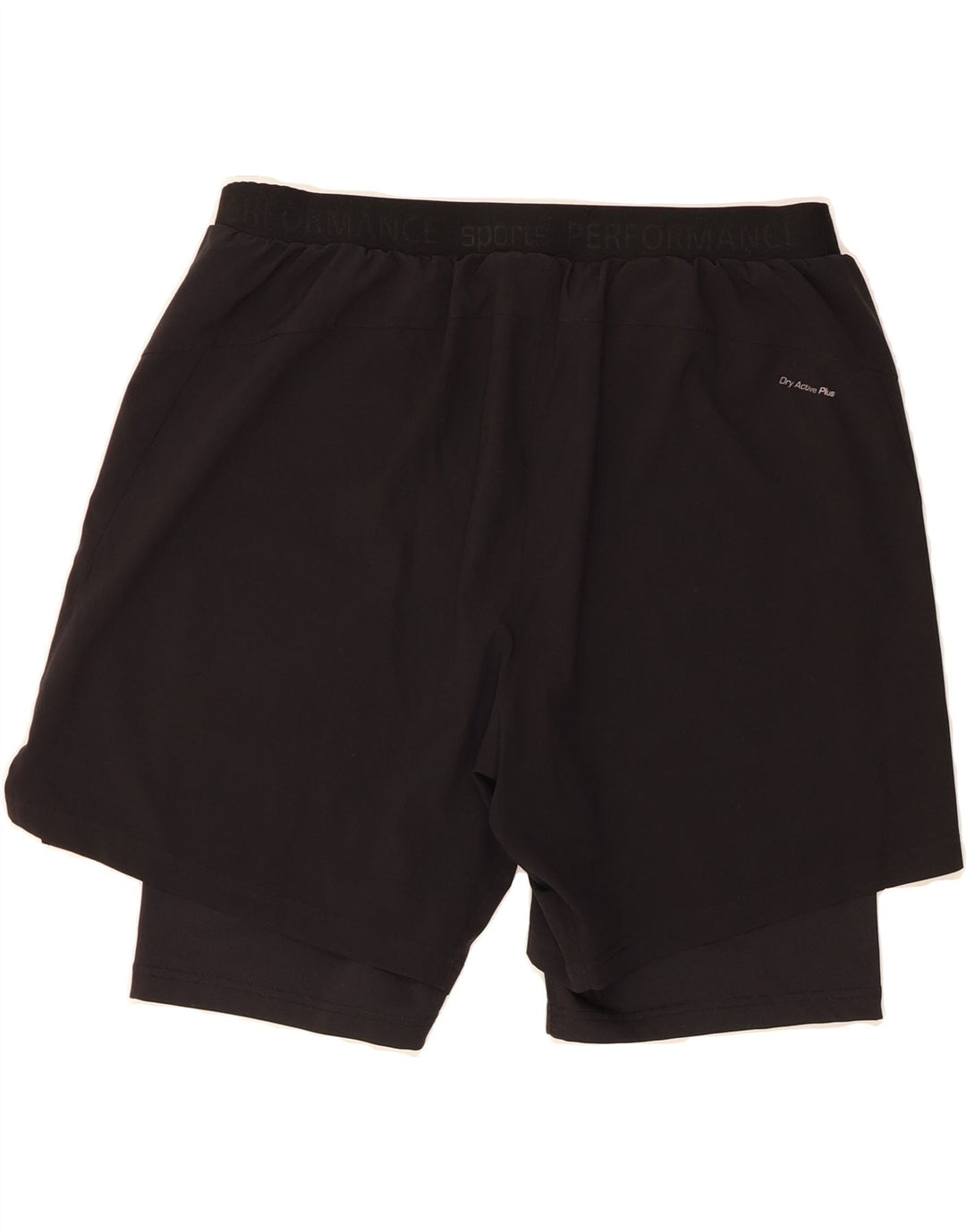 TCM Mens Sport Shorts Medium  Black Polyester Vintage TCM and Second-Hand TCM from Messina Hembry 
