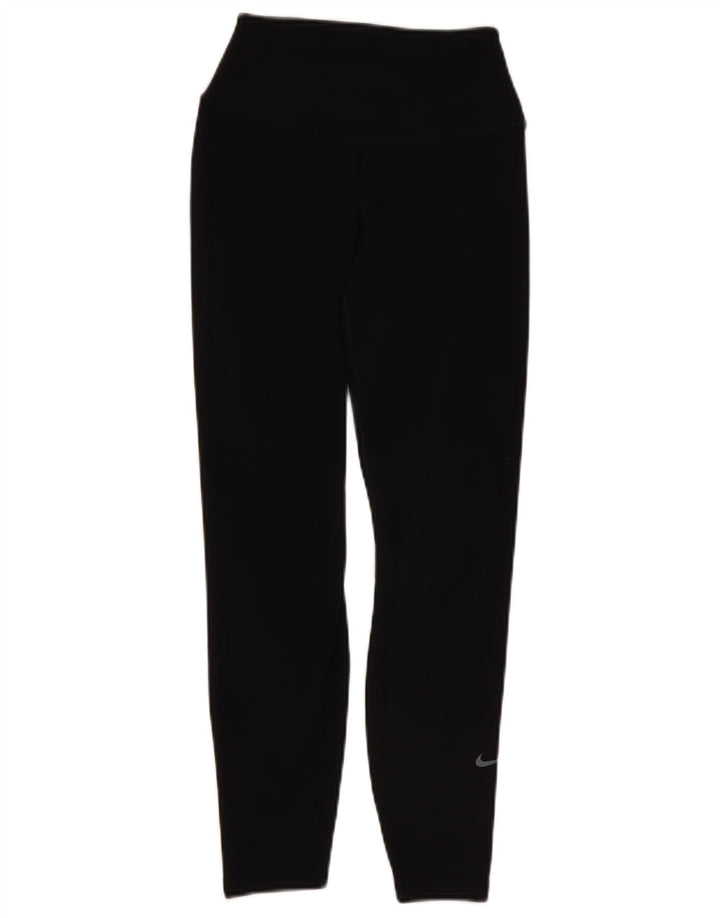Damskie legginsy Nike Dri Fit UK 8, małe, czarne