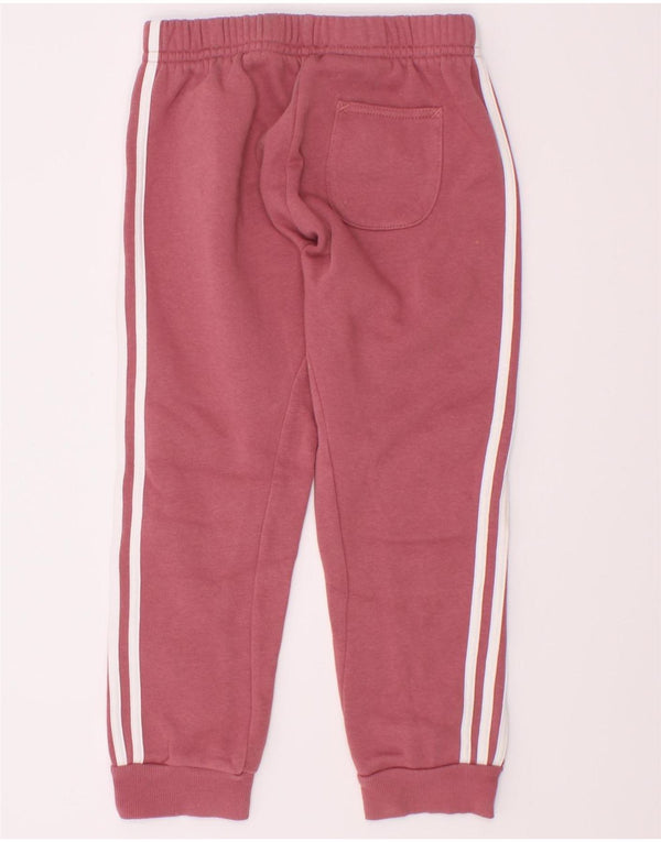 Adidas Dziewczęce Spodnie Dresowe Joggery 3-4 Lat Różowe Bawełniane