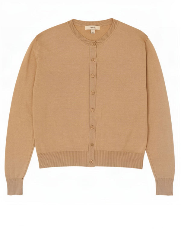 Sweter damski Marks & Spencer UK 8 Small Beżowa Wiskoza