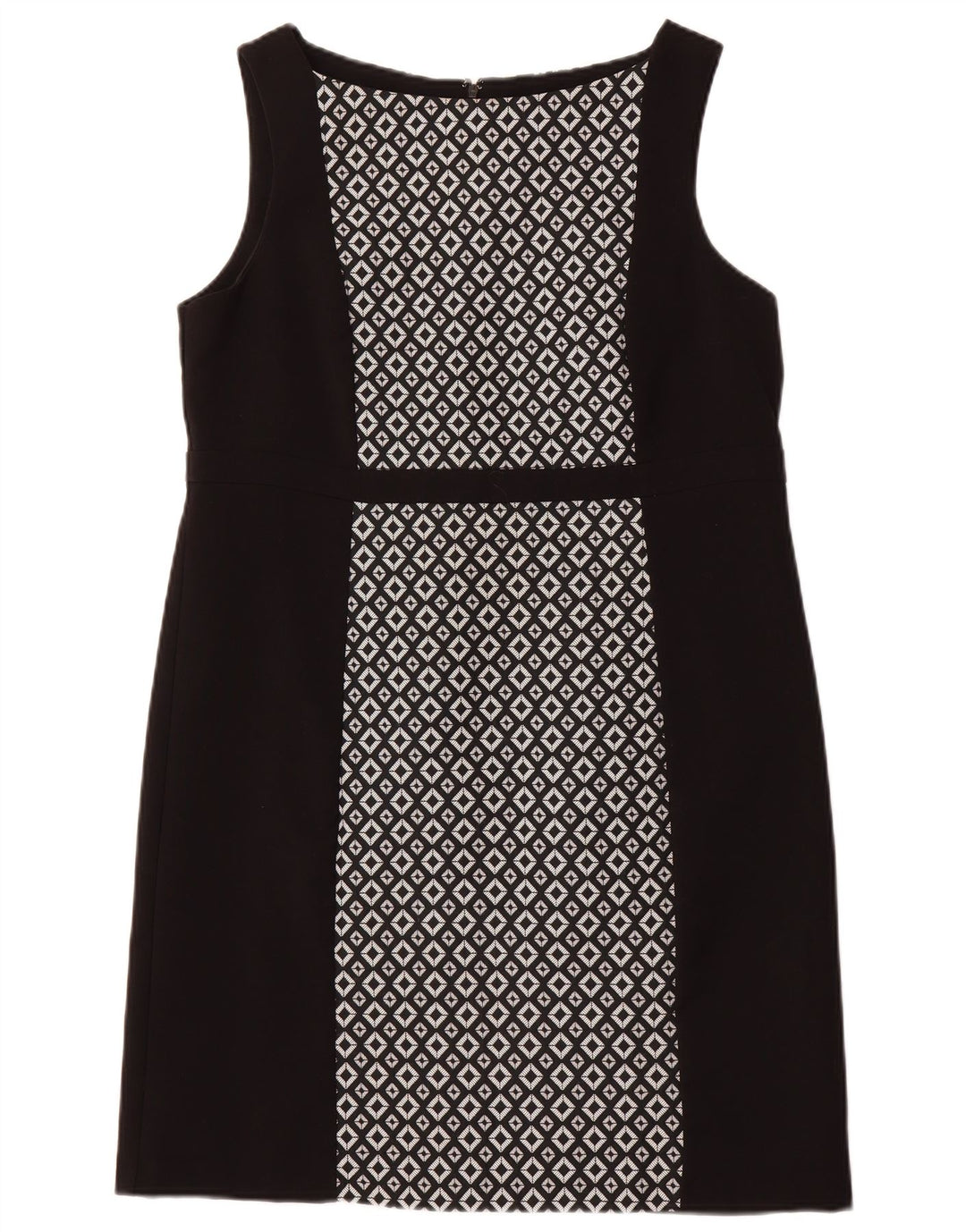 PRINCIPLES Womens Sleeveless Sheath Dress UK 16 Large Black Geometric
