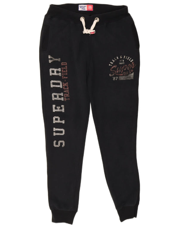 Damskie spodnie dresowe Superdry Graphic Joggers UK 12 Medium Black