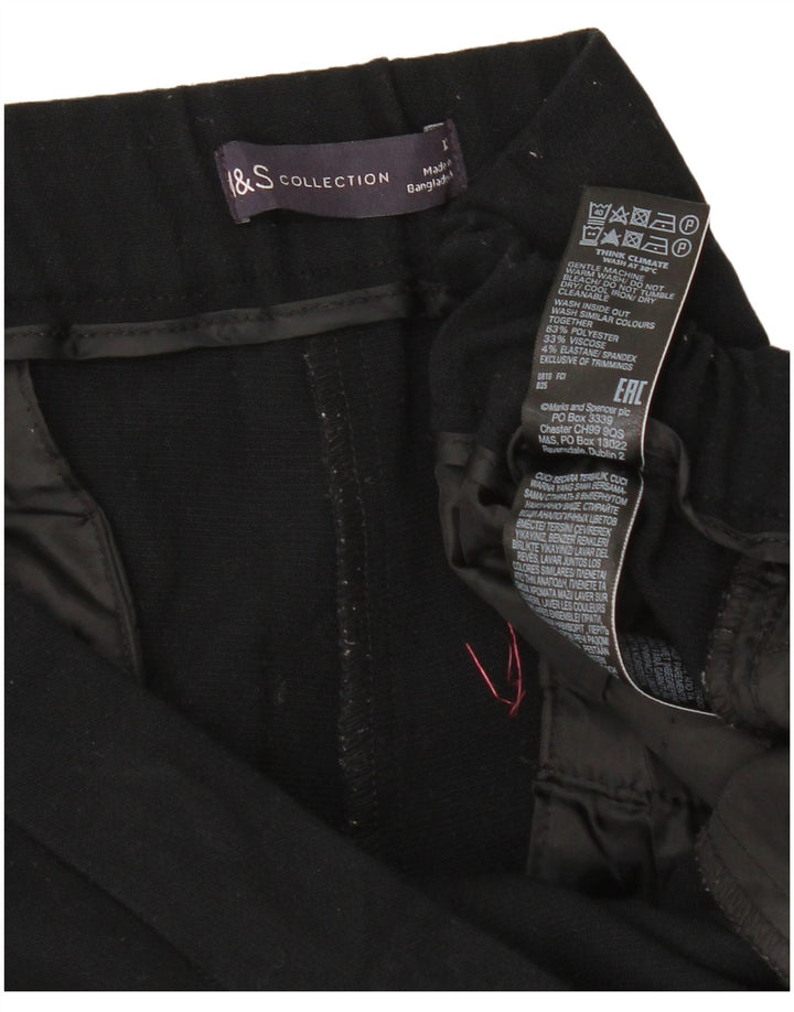 Marks & Spencer Damskie krótkie spodnie UK 12 Medium W30 L25 Czarne