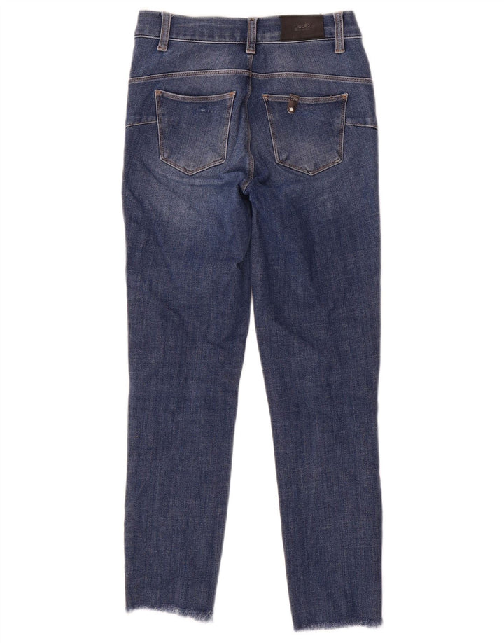 Damskie jeansy Liu Jo W24 L25 Niebieskie