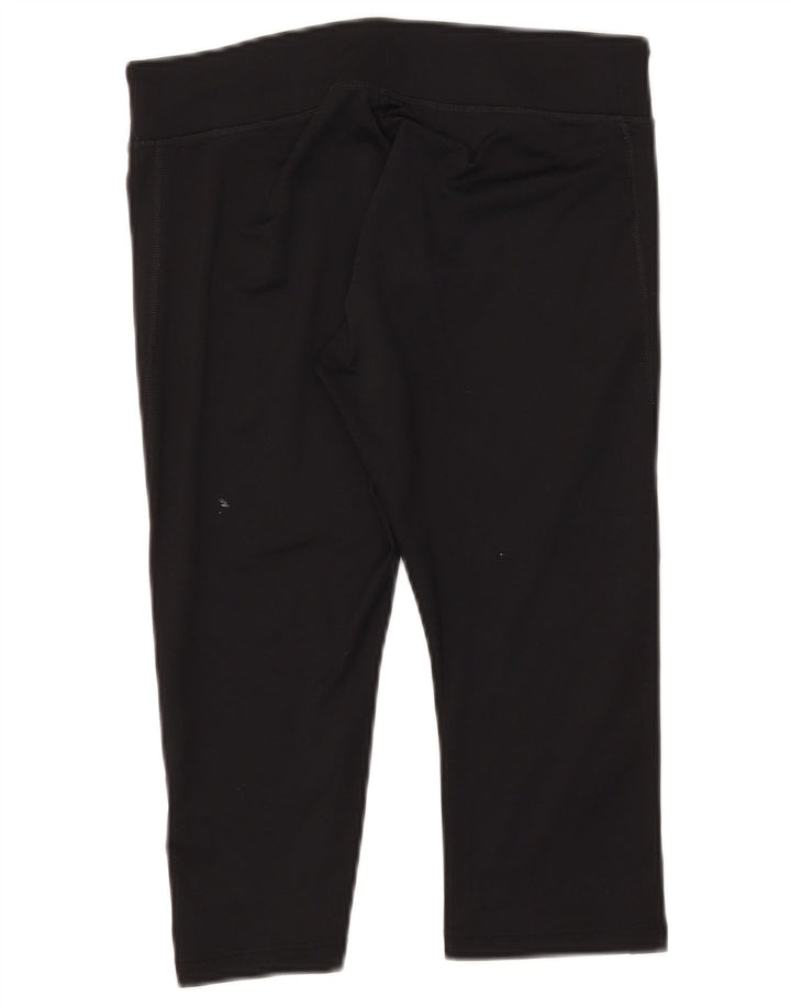 Damskie legginsy Capri Asics UK 12, średni czarny poliester