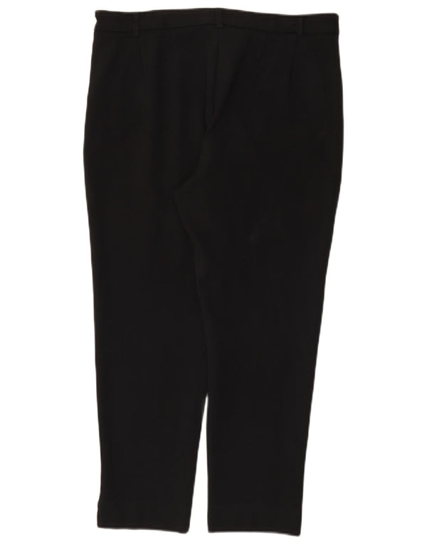 Spodnie damskie Marks & Spencer Crop UK 14 Large W34 L24 Czarna wiskoza