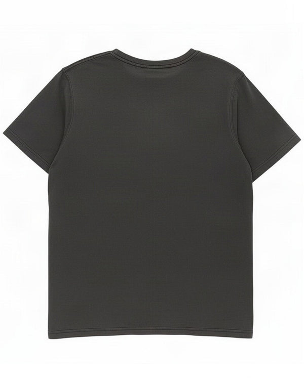 Męski T-shirt z grafiką zwierzęcą Top, duży, czarny, bawełniany