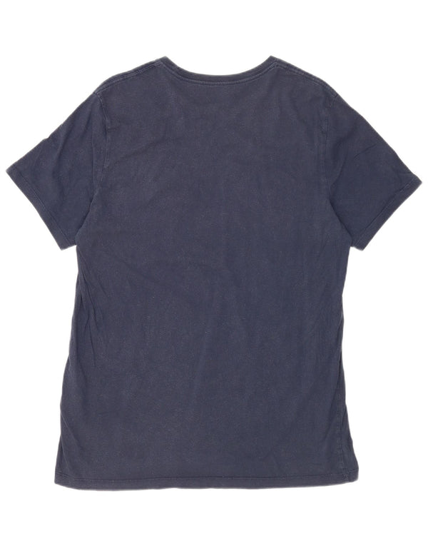 LEVI'S Męski T-shirt Slim Top XL Granatowy, Bawełniany